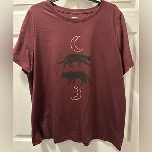 Sonoma Goods For Life® Plus Size Short Sleeve Halloween/Fall Graphic Tee